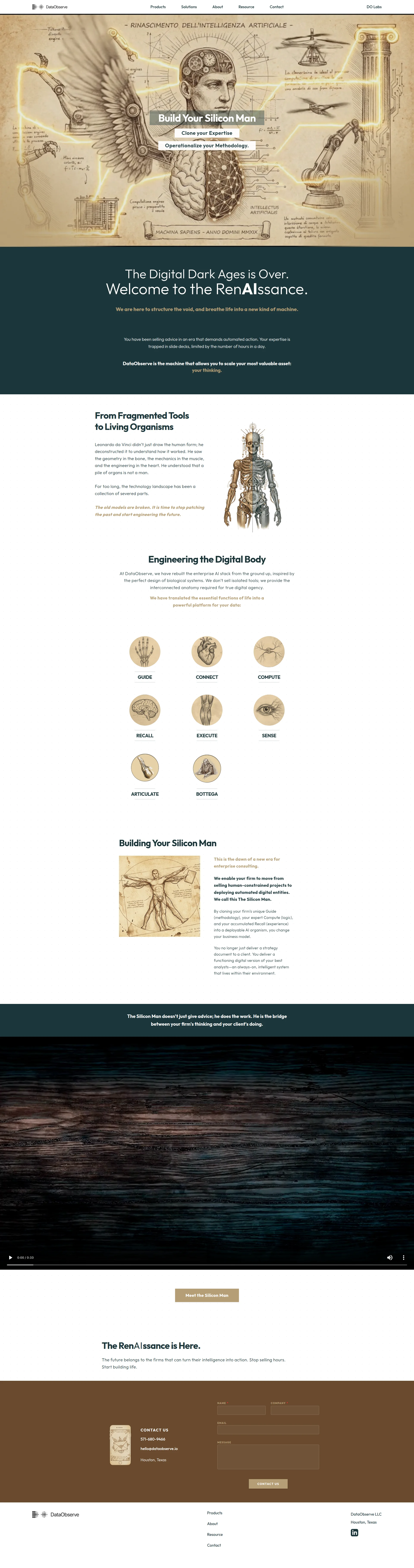 Capture d'écran du site staging.dataobserve.io — analyse RoastMySite